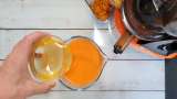 Zumo de espino amarillo con limón y miel - Preparación paso 4