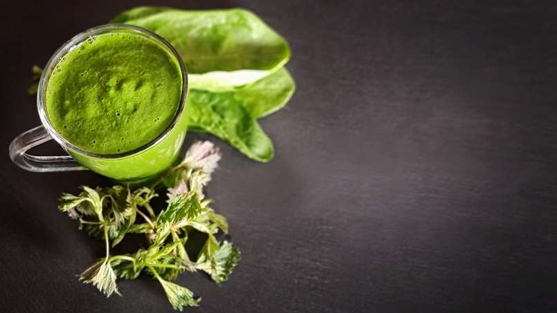 Batido revitalizante de ortiga, espinacas, jengibre y limón, foto 2