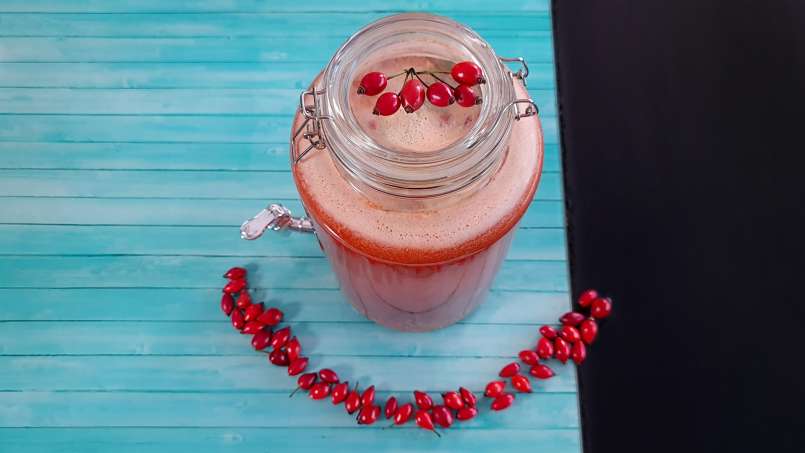 Sidra de manzana con miel, limón y menta, foto 1
