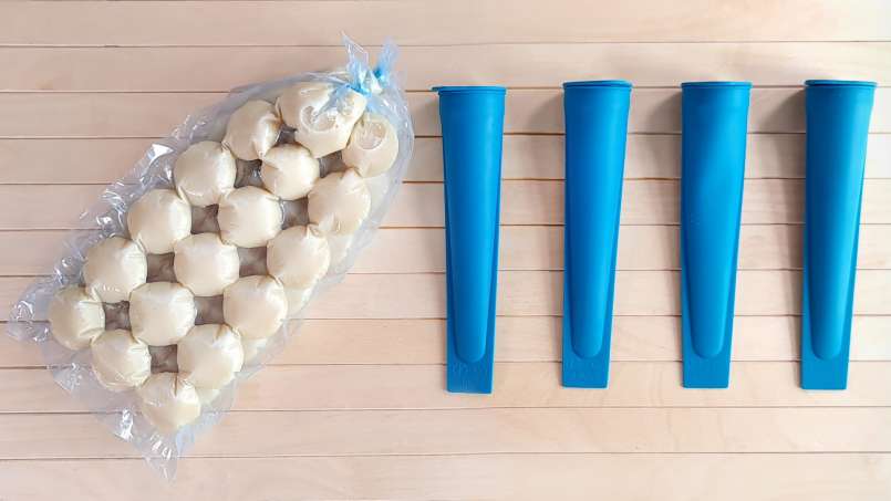 Apilarnil con miel 50 %-50 %, en bolsas para hielo, para el congelador, foto 1