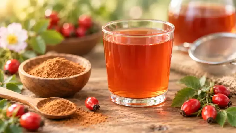 Extracto de escaramujo en agua