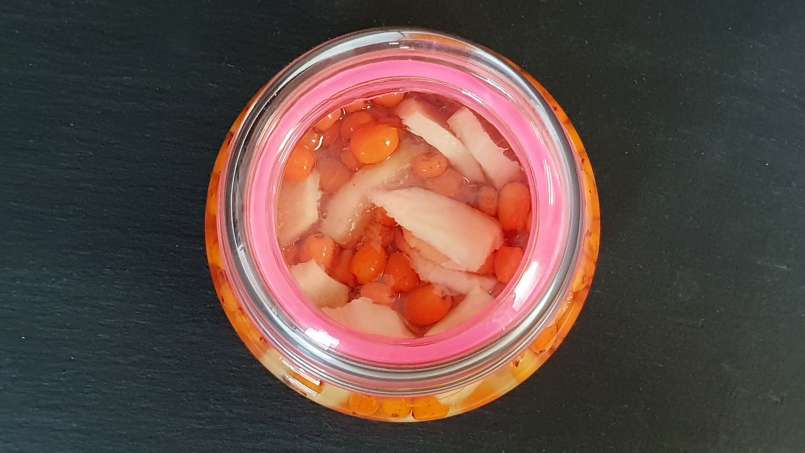 Macerado de espino amarillo con jengibre y miel, foto 1