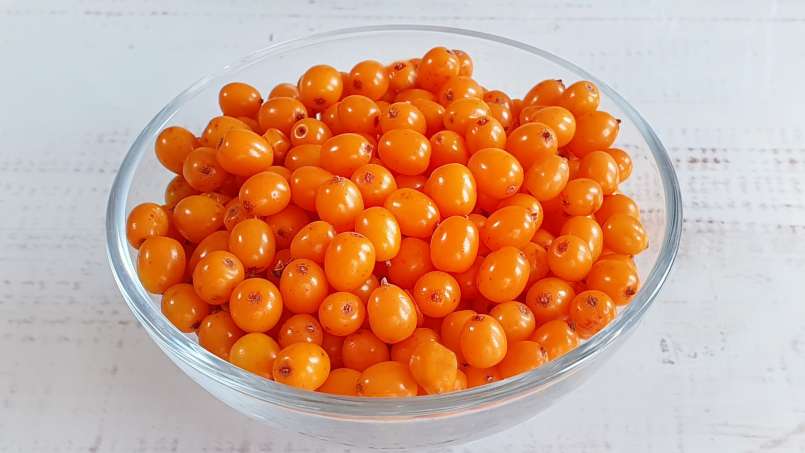 Batido de espino amarillo con manzana, jengibre, polen y miel, foto 3