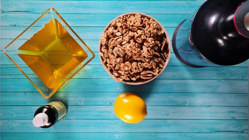 Miel con nuez, limón y propóleo para la inmunidad, foto 5