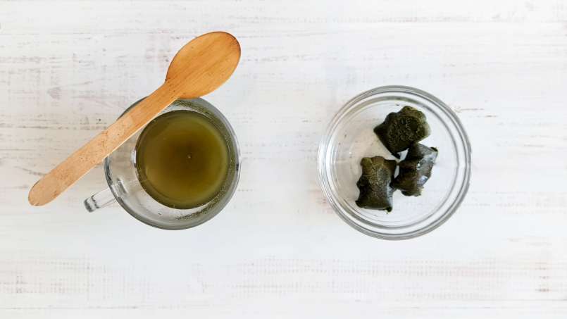 Cubitos de hielo de zumo de ortiga congelado, foto 4