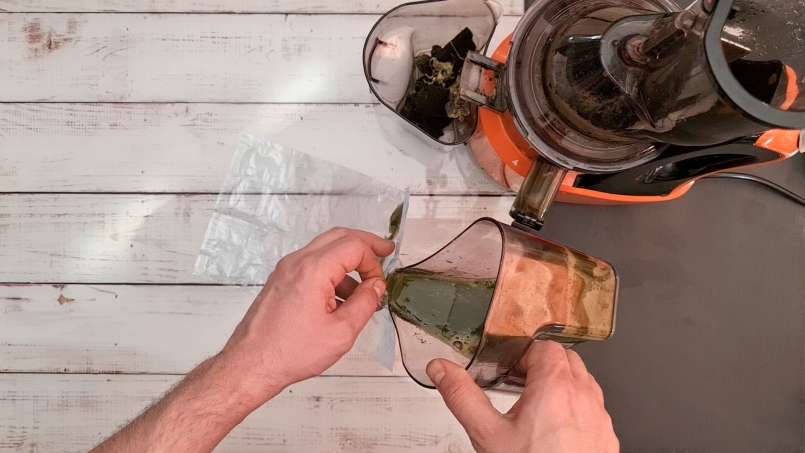 Cubitos de hielo de zumo de ortiga congelado, foto 9