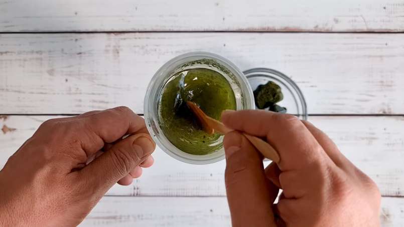 Cubitos de hielo de zumo de ortiga congelado, foto 11