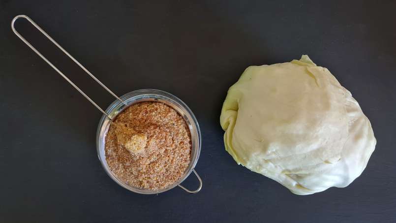 Cataplasma con loys y hojas de col, foto 2