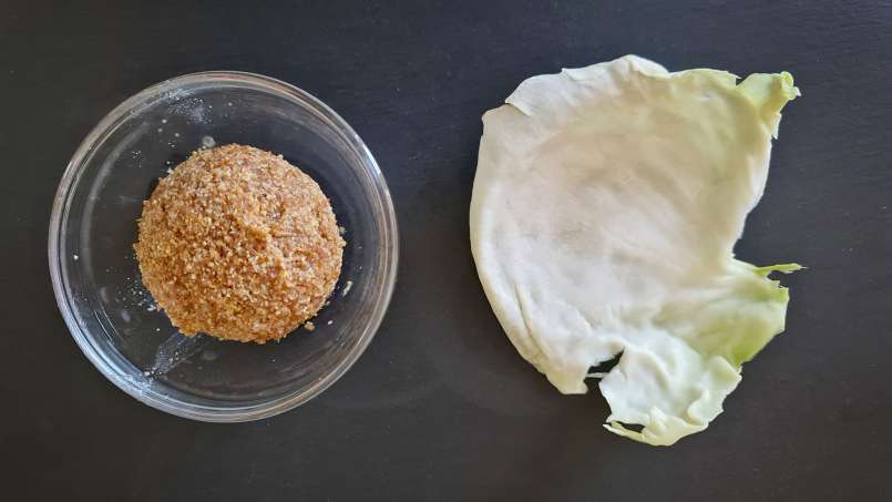 Cataplasma con loys y hojas de col, foto 4