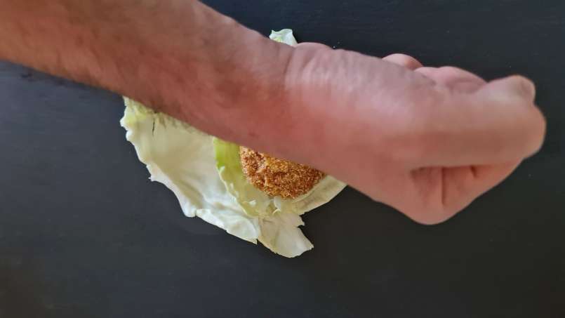 Cataplasma con loys y hojas de col, foto 6